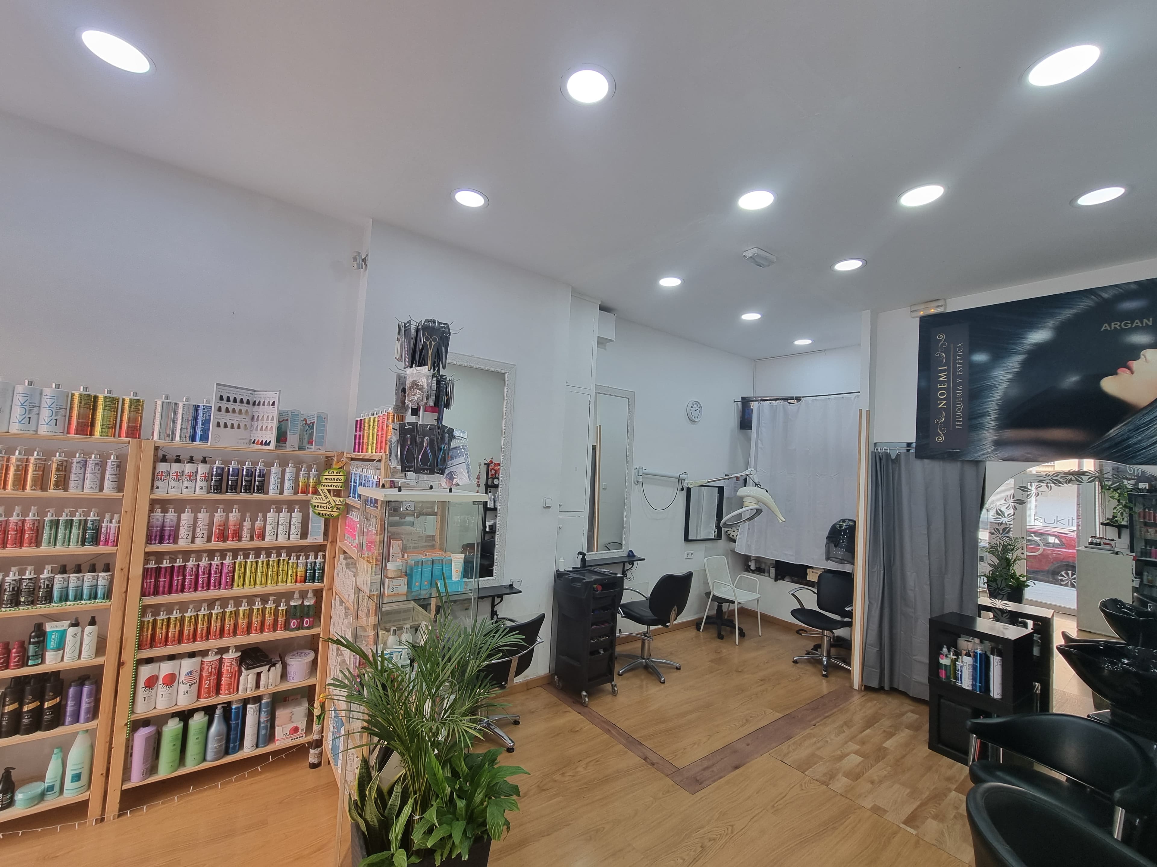 Interior de Peluquería Noemí en Sabadell